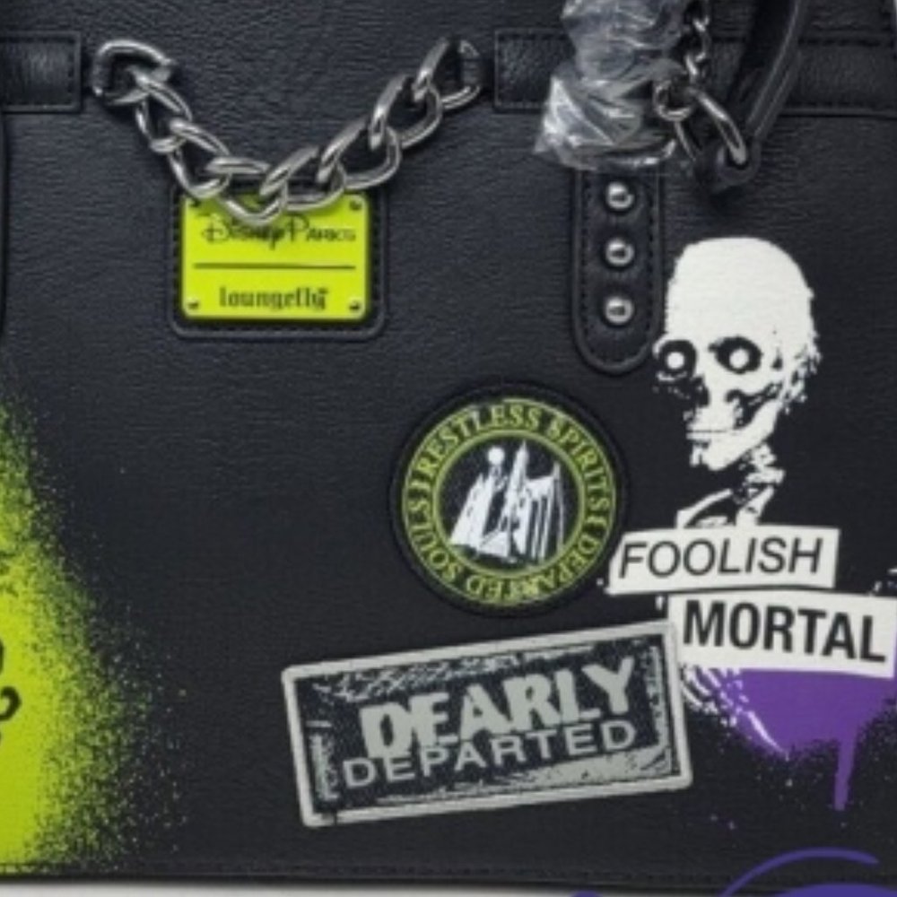NWT's Loungefly x Disney Wickedly Haunted Mansion Crossbody Bag - Picture 14 of 16
